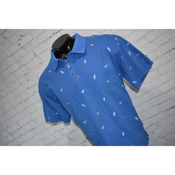 Columbia PFG Performance Fishing Gear Mens Size XL Golf Polo Shirt Vented - Picture 3 of 8